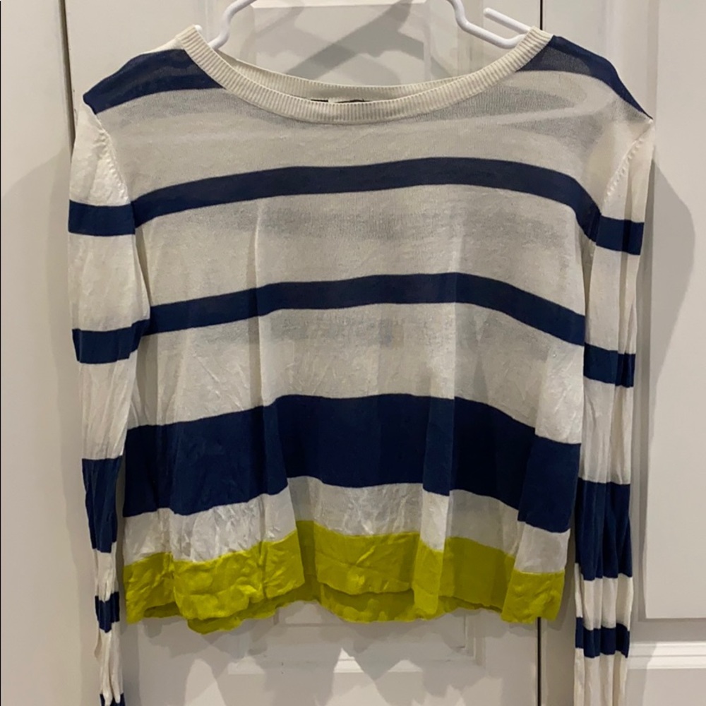 Silk-blend crop sweater, Medium